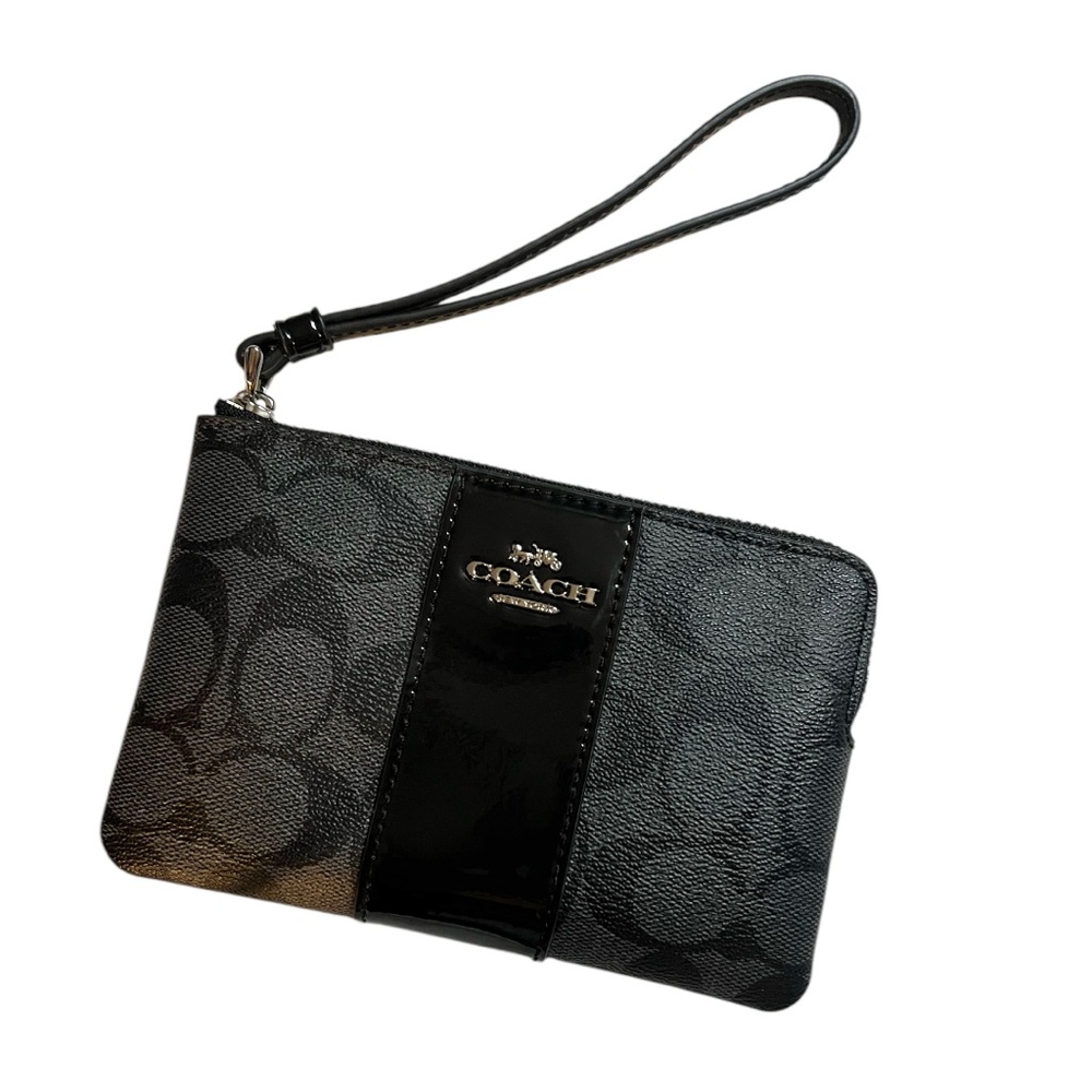 Coach Black Wristlet